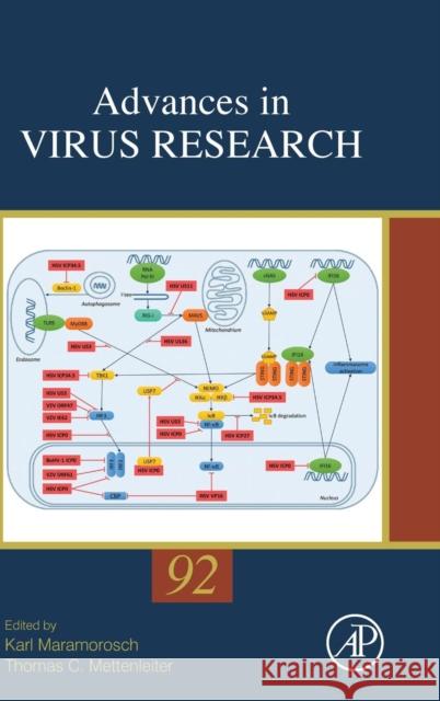 Advances in Virus Research: Volume 92 Maramorosch, Karl 9780128021804 Elsevier Science - książka