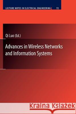 Advances in Wireless Networks and Information Systems Qi Luo 9783642264511 Springer, Berlin - książka