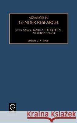Advancing Gender Research Across, Beyond and Through Disciplines and Paradigms Vasilikie Demos, Marcia Texler Segal 9780762304578 Emerald Publishing Limited - książka