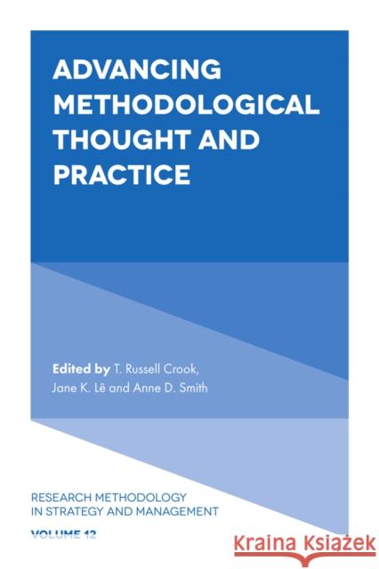 Advancing Methodological Thought and Practice  9781800430808 Emerald Publishing Limited - książka