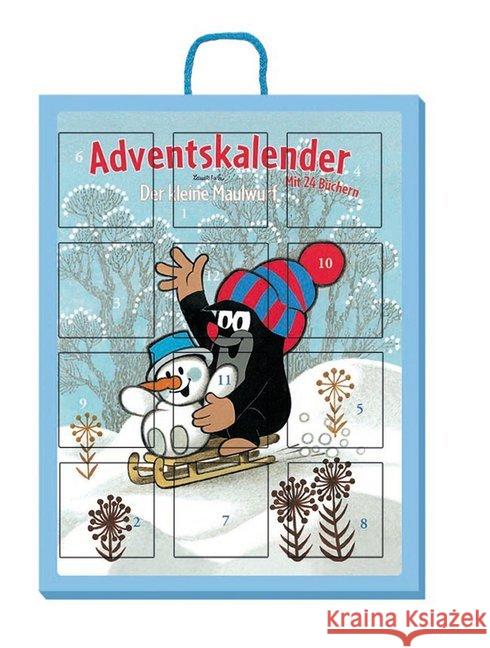 Adventskalender Der kleine Maulwurf : Mit 24 Büchern  9783868486599 Edition A. Trötsch - książka
