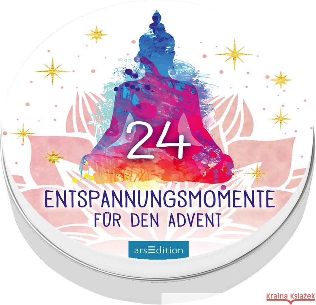 Adventskalender in der Dose. 24 Entspannungsmomente für den Advent  9783845842363 ars edition - książka