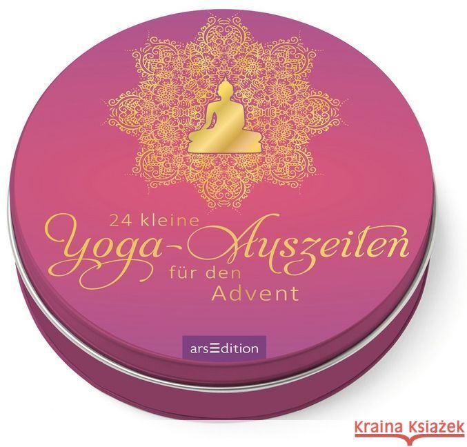 Adventskalender in der Dose. 24 kleine Yoga-Auszeiten für den Advent  4014489115236 ars edition - książka