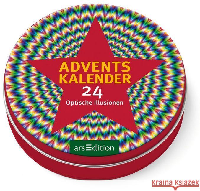 Adventskalender in der Dose. 24 Optische Illusionen  4014489112303 ars edition - książka