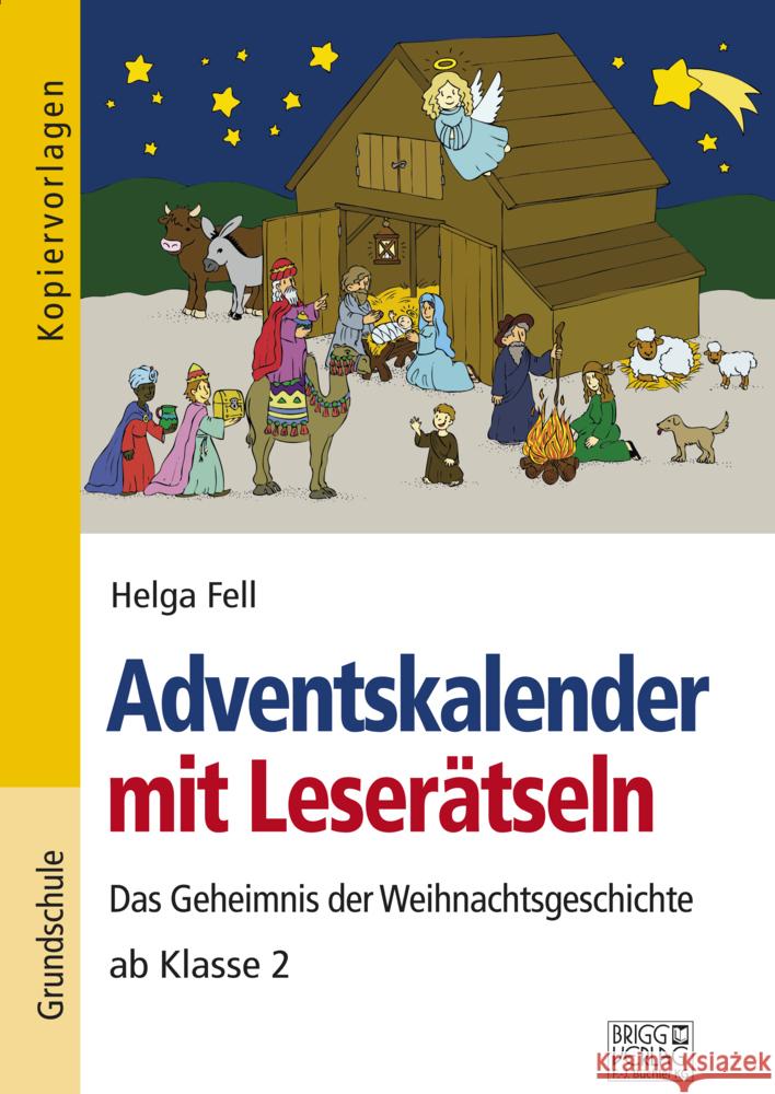 Adventskalender mit Leserätseln Fell, Helga 9783956600753 Brigg Verlag - książka