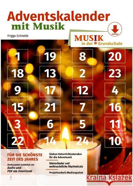 Adventskalender mit Musik Schnelle, Frigga 9783795730628 MIG spezial - książka