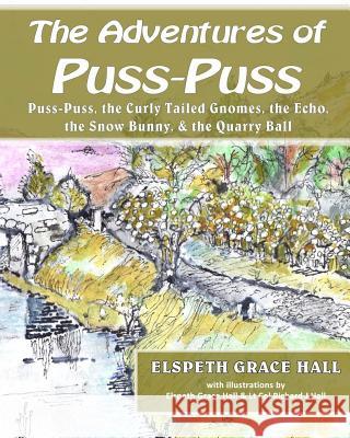Adventures of Puss-Puss: Puss Puss and the Curly Tailed Gnomes, the Echo, the Snow Bunny, & the Quarry Ball Elspeth Grace Hall Richard J. Hal 9781910853146 Lioness Publishing - książka