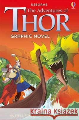 Adventures of Thor Graphic Novel Russell Punter 9781474952200 Usborne Publishing - książka