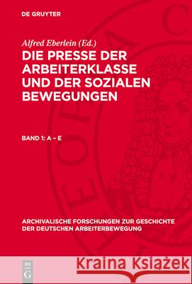 A–E  9783112783221 De Gruyter (JL) - książka