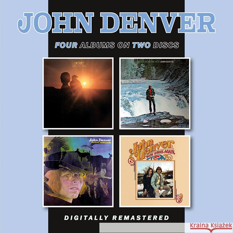 Aerie/Rocky Mountain High/Back Home Again, 2 Audio-CD Denver,John 5017261215543 BGO - książka