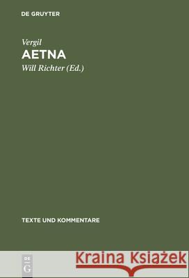 Aetna Vergil 9783110051155 De Gruyter - książka