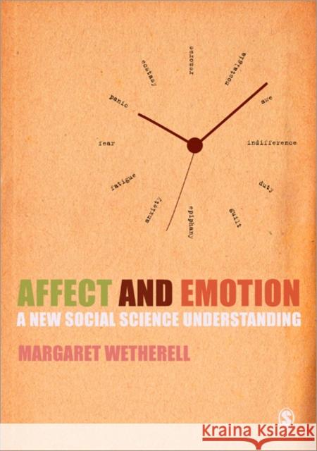 Affect and Emotion: A New Social Science Understanding Wetherell, Margaret 9780857028570  - książka