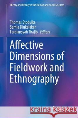 Affective Dimensions of Fieldwork and Ethnography Thomas Stodulka Samia Dinkelaker Ferdiansyah Thajib 9783030208301 Springer - książka