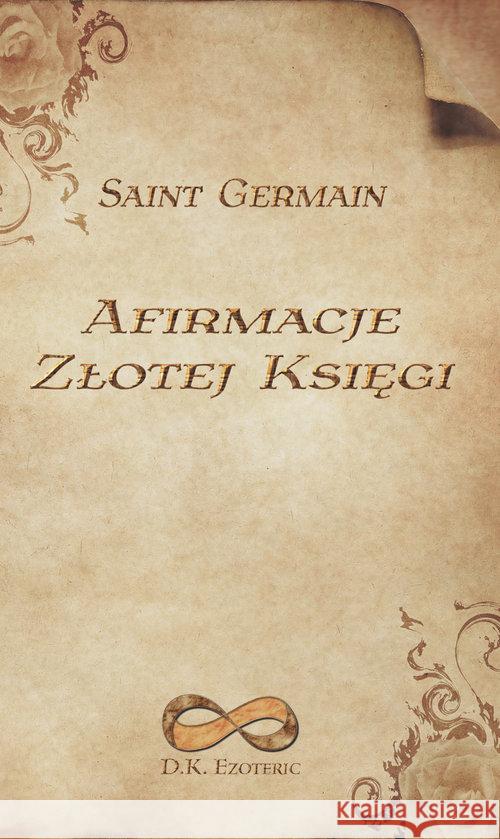 Afirmacje złotej księgi pocket Saint Germain 9788376492049 Kos - książka