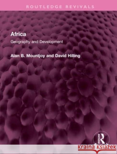 Africa David Hilling 9781032638225 Taylor & Francis Ltd - książka