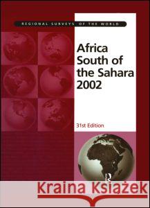 Africa South of the Sahara 2002    9781857431018 Taylor & Francis - książka