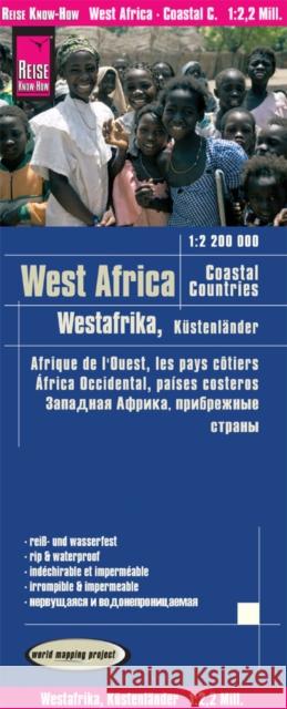 Africa West, Coastal countries (1:2.200.000): from Senegal to Nigeria  9783831774272 Reise Know-How Verlag Peter Rump - książka