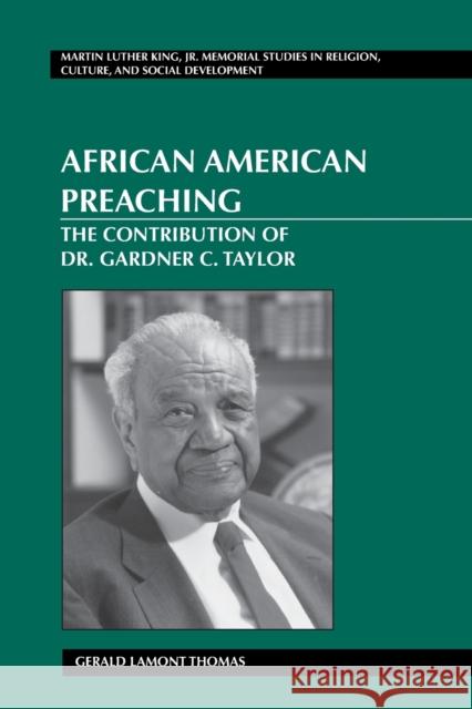 African American Preaching: The Contribution of Dr. Gardner C. Taylor Mitchell, Mozella 9780820474120 Peter Lang Publishing Inc - książka