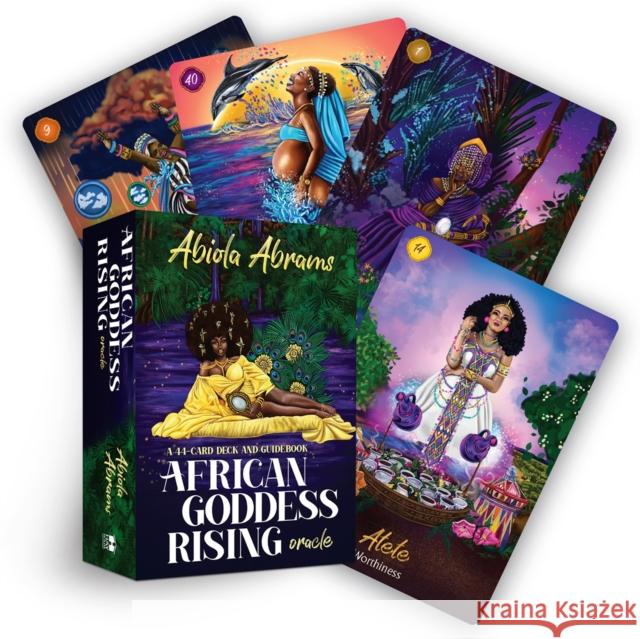 African Goddess Rising Oracle: A 44-Card Deck and Guidebook Abiola Abrams 9781401963101 Hay House - książka