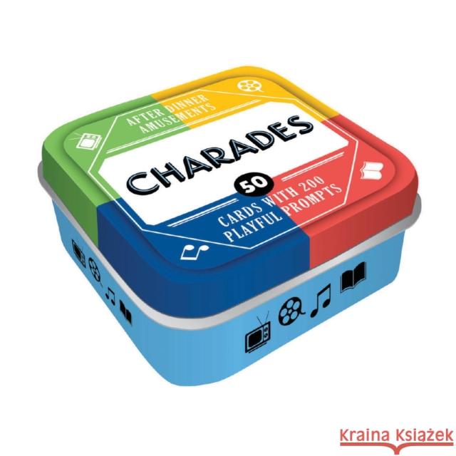 After Dinner Amusements: Charades: 50 Cards with 200 Playful Prompts  9781452167466 Chronicle Books - książka