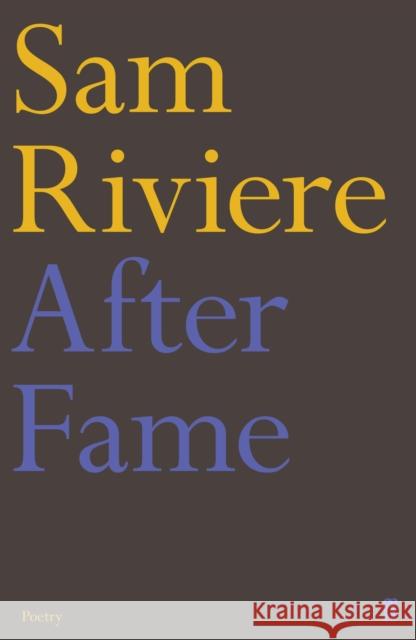 After Fame: The Epigrams of Martial Sam Riviere 9780571356928 Faber & Faber - książka