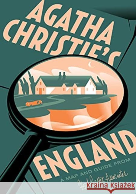 Agatha Christie's England: A Map and Guide from Herb Lester Crampton, Caroline 9781838216733 Herb Lester Associates Ltd - książka