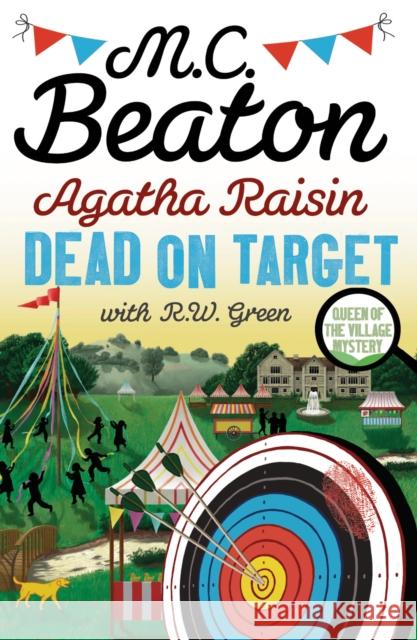 Agatha Raisin: Dead on Target M.C. Beaton 9781408718513 Little, Brown - książka