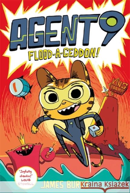 Agent 9: Flood-a-geddon!: the hilarious and action-packed graphic novel James Burks 9781800786271 Templar Publishing - książka