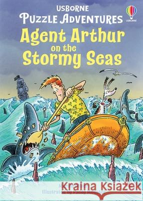 Agent Arthur on the Stormy Seas Russell Punter Martin Oliver Paddy Mounter 9781835405451 Usborne Books - książka