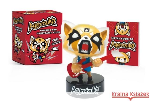 Aggretsuko Figurine and Illustrated Book: With Sound! Sanrio 9780762469833 Running Press - książka