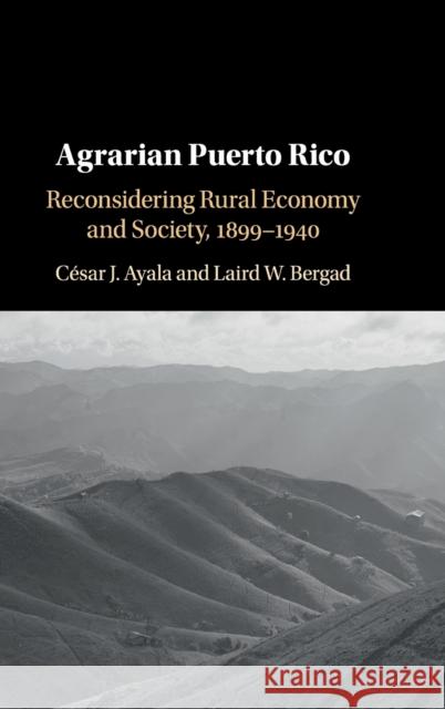 Agrarian Puerto Rico: Reconsidering Rural Economy and Society, 1899-1940 Cesar J. Ayala Laird W. Bergad 9781108488464 Cambridge University Press - książka