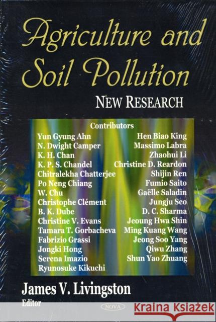Agriculture & Soil Pollution: New Research  9781594543104 Nova Science Publishers Inc - książka