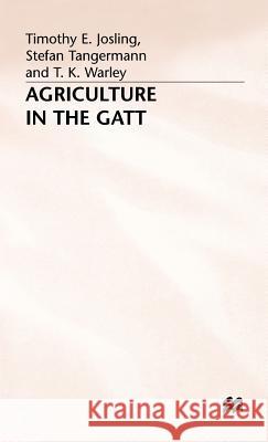 Agriculture in the GATT  9780333658192 PALGRAVE MACMILLAN - książka