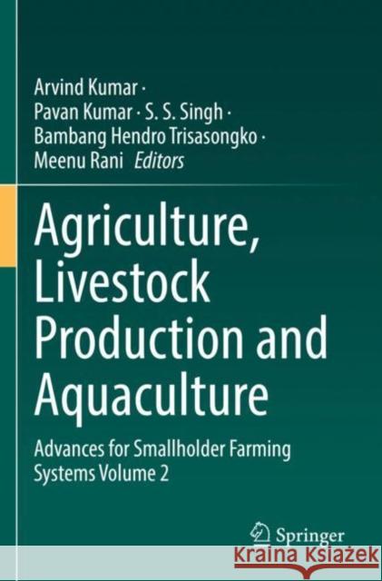 Agriculture, Livestock Production and Aquaculture  9783030932640 Springer International Publishing - książka