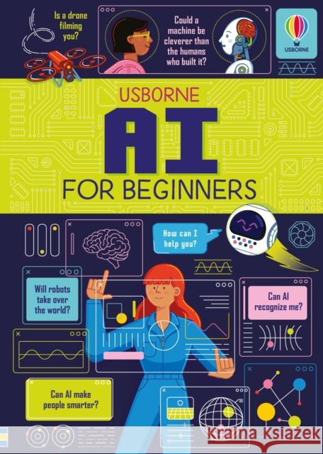 AI for Beginners Rachel Firth 9781805074366 Usborne Publishing Ltd - książka