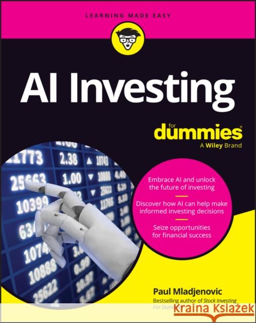 AI Investing For Dummies  9781394237036 John Wiley & Sons Inc - książka