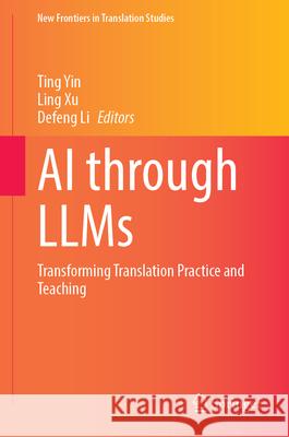 AI Through LLMs  9789819547975 Springer - książka