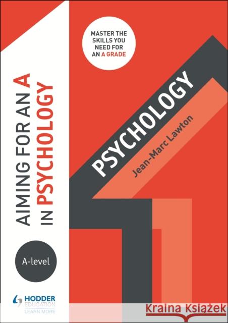 Aiming for an A in A-level Psychology Jean-Marc Lawton   9781510424234 Hodder Education - książka