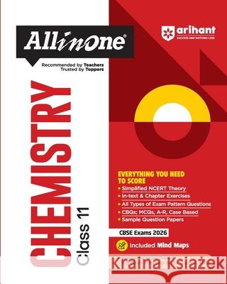 AIO CBSE Chemistry 11th Tarnija Midha Saleha Pervez 9789368400127 Arihant Publication India Limited - książka