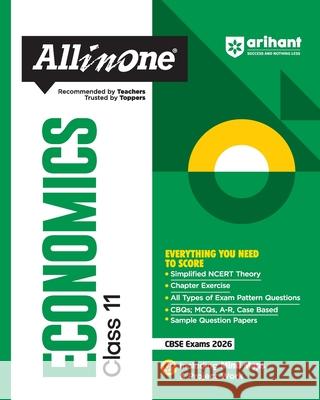 AIO CBSE Economics 11th Maria Rashid 9789368407874 Arihant Publication India Limited - książka