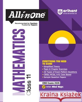 AIO CBSE Mathematics 11th Er Prem Kumar Jitendra Gupt Dwevedi 9789368406945 Arihant Publication India Limited - książka