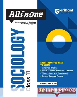 AIO CBSE Sociology 11th Saumya Aggarwal 9789368405634 Arihant Publication India Limited - książka
