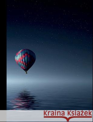 Air Balloon Over Ocean Composition Notebook: 4x4 Graph Paper, 100 Sheets-200 Pages, 9.75 X 7.5 Publishing, Gilded Penguin 9781796467765 Independently Published - książka