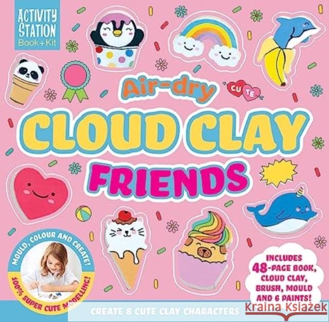 Air-Dry Cloud Clay Friends  9781801057509 Gemini Books Group Ltd - książka