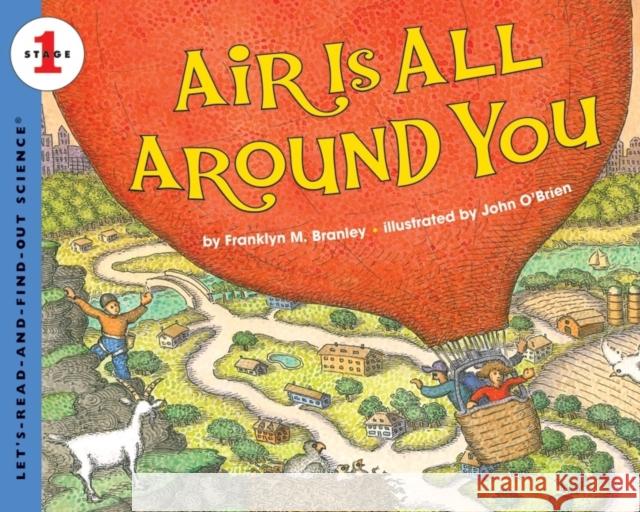 Air Is All Around You Franklyn Mansfield Branley John O'Brien 9780060594152 HarperTrophy - książka