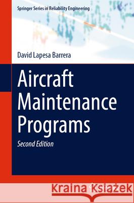 Aircraft Maintenance Programs David Lapes 9783032115553 Springer - książka