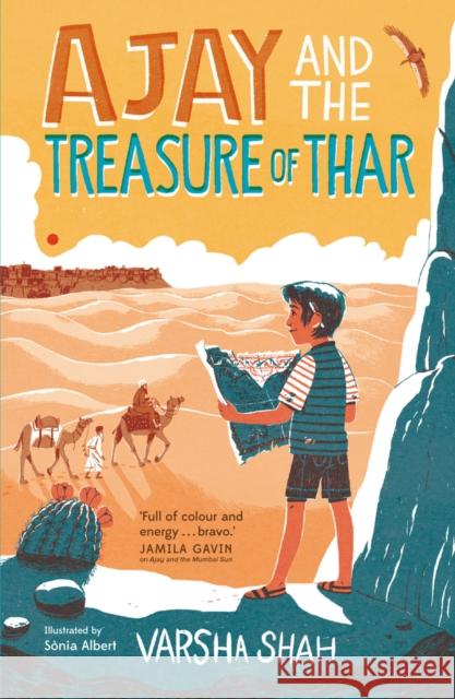 Ajay and the Treasure of Thar Varsha Shah 9781915947048 Chicken House Ltd - książka