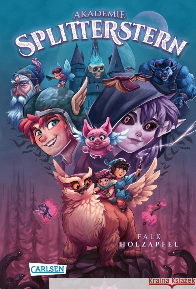 Akademie Splitterstern Holzapfel, Falk 9783551651983 Carlsen - książka