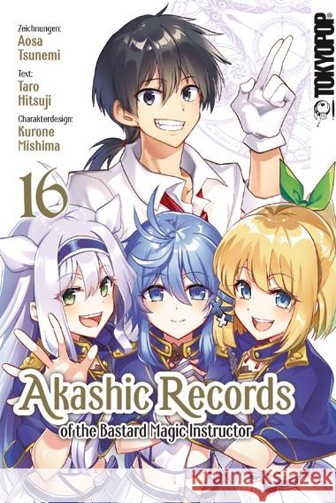 Akashic Records of the Bastard Magic Instructor 16 Tsunemi, Aosa, Mishima, Kurone, Hitsuji, Taro 9783842083783 Tokyopop - książka