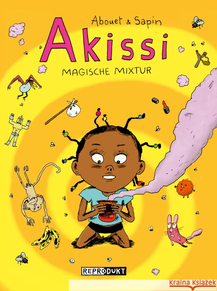 Akissi 3 Abouet, Marguerite, Sapin, Mathieu 9783956402616 Reprodukt - książka